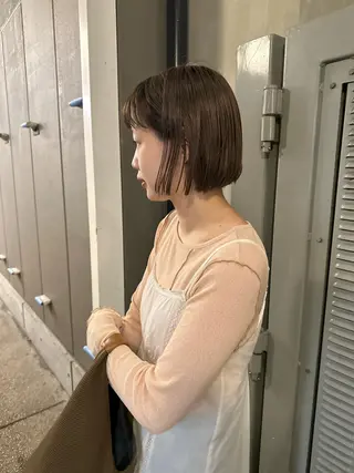 ショート カラー yupi🐈⬛ レイヤー/パーマのヘアスタイル