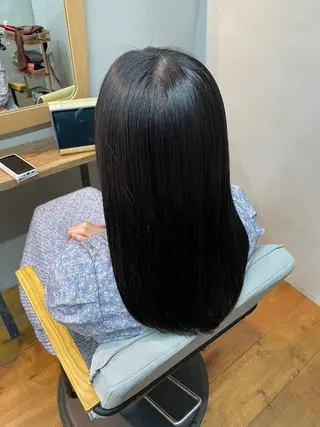 セミロング カラー 女性リピ90%🍨 🩷佐藤みずきのヘアスタイル