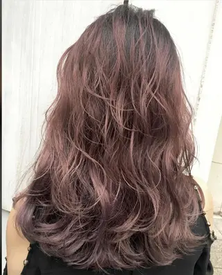 ロング カラー ヘアアレンジ ブリーチ＆カラーが 得意☀️望月宣雄☀️のヘアスタイル