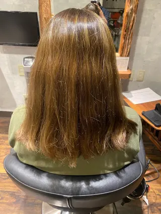 ミディアム 歴21年ジェルム代表 蕨1番矯正ヨシアキのヘアスタイル