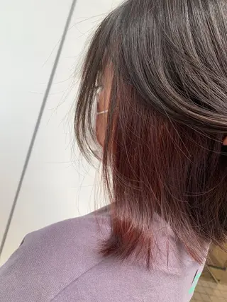 カラー bamboograss Second所属・FUKASE AYANEのヘアスタイル