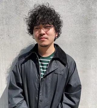 ミディアム メンズ 渋谷/原宿/メンズ/ コヤマトモヤのヘアスタイル