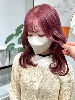 セミロング yearn所属・naho✂︎bob/ layerのヘアスタイル
