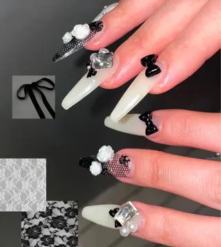 ネイル GO TODAY シェアサロン 渋谷Amiu店所属・渋谷ネイル🎀 y2k/海外ネイルのネイルデザイン