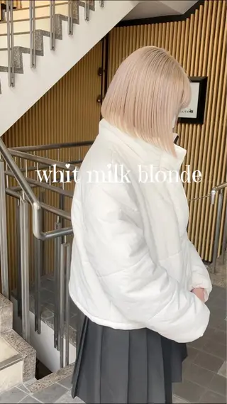 ショート カラー Selenehair 三条本店のヘアスタイル