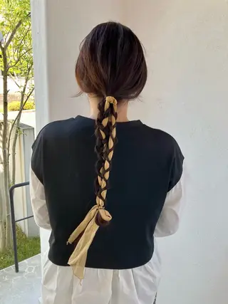 ロング ヘアアレンジ 清水 美香のヘアスタイル