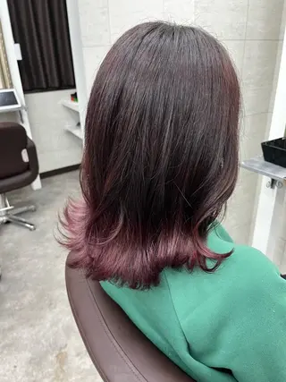 ミディアム カラー 【髪質改善】全席個室 Zina北千住　高澤のヘアスタイル