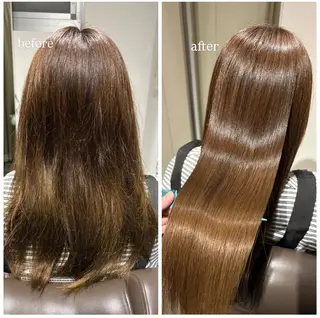 セミロング スパニスト 福井のヘアスタイル