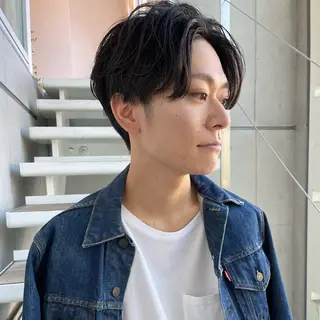 メンズ ショート/ブリーチ mizuki🐋のヘアスタイル