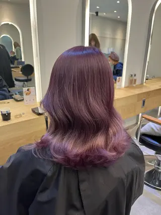 ミディアム カラー 渋谷で叶う美髪❤ ◎NATSUKI🤍のヘアスタイル