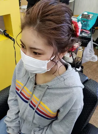 ヘアアレンジ shalm hair lounge所属・風間 莉緒のマツエク・マツパデザイン