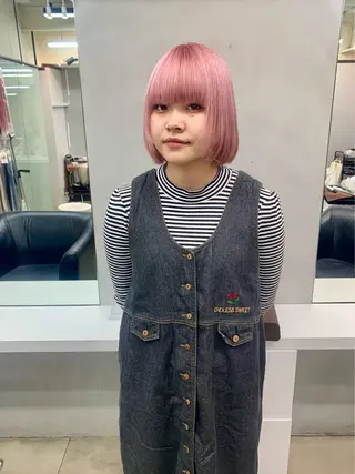 ショート カラー ヘアアレンジ 個性爆弾💣 ダブルカラー/ゆかのヘアスタイル