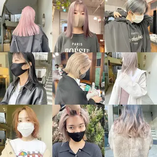 ミディアム カラー ヘアアレンジ PALAN K-Beauty SHINJUKU所属・“ミニモ最高評価獲得 “代表"Kohei"のヘアスタイル