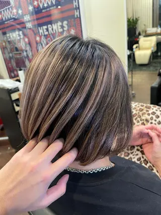 ショート カラー peakshair所属・髪質改善/メンズパ ーマ𝒀𝑼𝑻𝑶のヘアスタイル