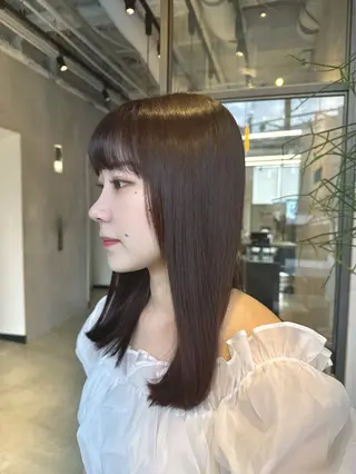 カラー 透明感カラー✨艶髪 制作🌱山根あゆみのヘアスタイル