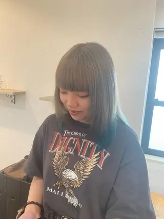 ミディアム ⭐️カラー特化⭐️ 安達佑紀のヘアスタイル