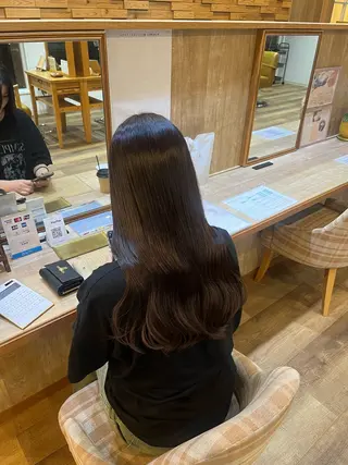 ロング カラー 宮本 楓のヘアスタイル