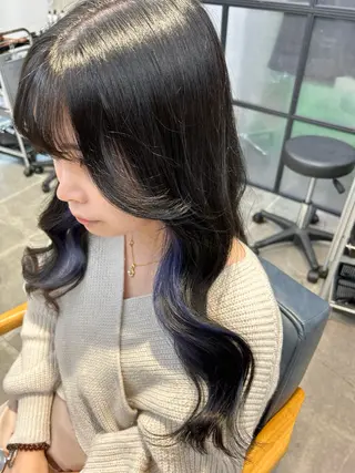 ロング カラー newi梅田🫧韓国 ヘア🫧sakiのヘアスタイル