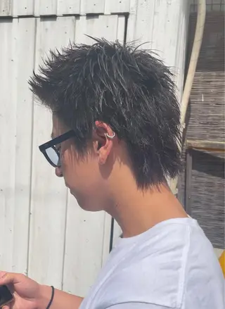 ショート メンズ 【柏メンズパーマ職人 】店長　KAZUMAのヘアスタイル