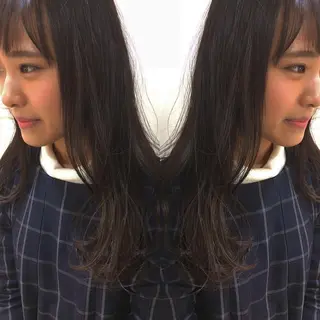 ロング カラー 平内 賢人のヘアスタイル