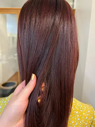 ロング カラー 鈴木 三保のヘアスタイル