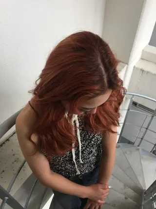 ロング tenn所属・小長谷 夕菜のヘアスタイル