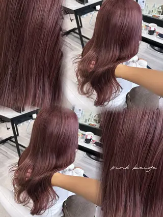 ミディアム ハイトーン/アレンジ 🌟hikaru🌟のヘアスタイル