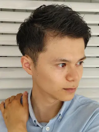 ショート メンズ HAIR&GROOMING　YOSHIZAWA Inc. BANDAI所属・💈多賀 裕史💈のヘアスタイル