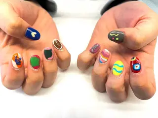 ネイル リンパ／美肌小顔専門サロンLiLi所属・Sakai Airiのネイルデザイン