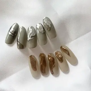 ネイル Ray. ／綺麗目ニュアンスのネイルデザイン