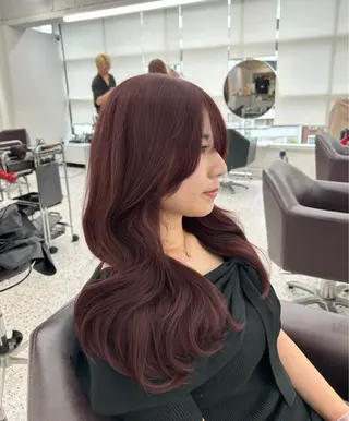 ロング カラー ヘアアレンジ 🫧透明感／艶カラー 🫧Ryuseiのヘアスタイル