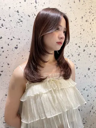 ロング SALOWIN 武蔵小杉所属・岩田菜央 《武蔵小杉》のヘアスタイル