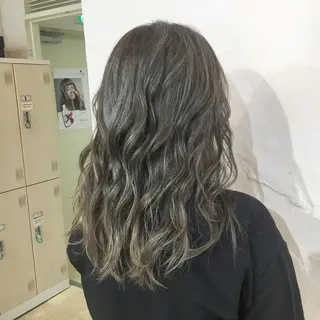 ロング カラー パーマ ヘアアレンジ メンズ キッズ ネイル マツエク・マツパ 角床直哉 カラーカットNO 1のヘアスタイル