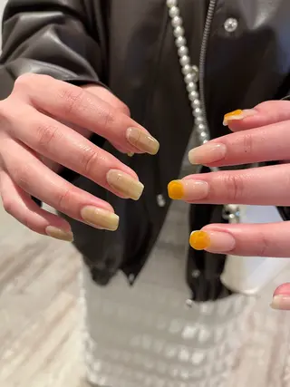 ネイル une／YUKINA 🫧大人nuanceのネイルデザイン