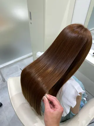 ロング 山岡 翔冴のヘアスタイル