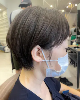ショート カラー OAK溝の口 𖠋SHINYAのヘアスタイル