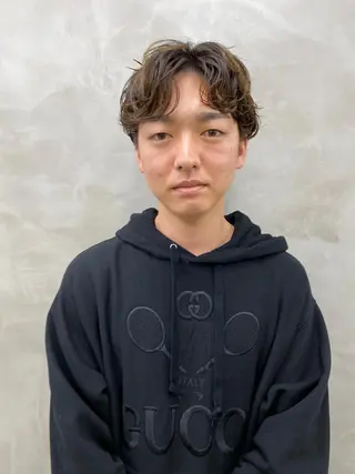 ショート パーマ メンズ yiye 青山所属・無料カットモデル募集 🌱ひょうがのヘアスタイル