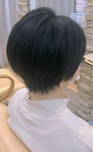 ショート 地毛風ストレート ⚡️下ノ村柊斗⚡️のヘアスタイル