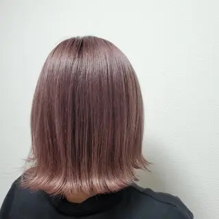 ミディアム カラー hisano / ハイトーン・透明感のヘアスタイル