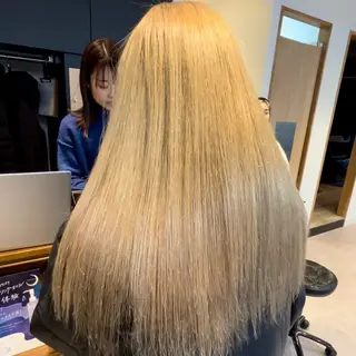 ロング カラー ヘアアレンジ 🎀オタク美容師艶髪 カラーERINA🎀のヘアスタイル