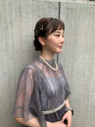ヘアアレンジ 岡田 知佳のヘアスタイル