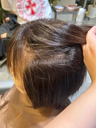 ミディアム カラー hinano ヒナノのヘアスタイル
