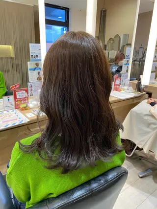 セミロング カラー 🦋透明感カラー / 森脇　大登のヘアスタイル