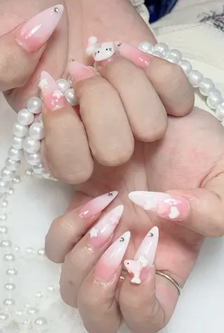 ネイル 長さだし/持込/ ワンホンネイル/Umのネイルデザイン