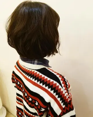 ショート カラー EMANON名古屋所属・美谷添（ミヤゾエ） まどか大人ヘアサロンのヘアスタイル