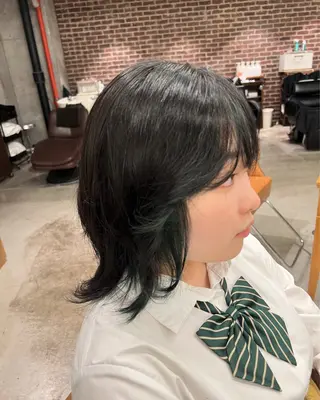 ミディアム カラー ヘアアレンジ 山野愛子美容室　銀座店所属・tomoメンズ特化 /パーマ/カットのヘアスタイル