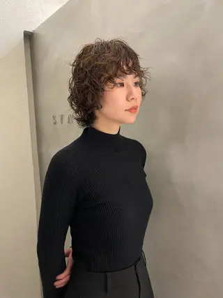 パーマ ショートカット メンズカット/夕海のヘアスタイル