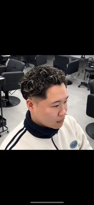 カラー パーマ メンズ 【札幌メンズ特化】 つばさ🔥のヘアスタイル