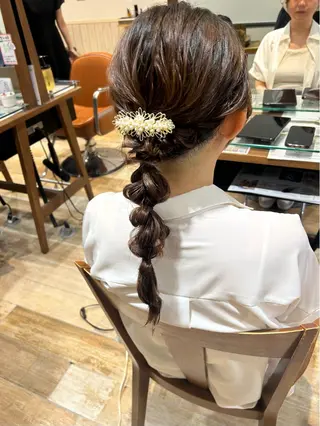 ヘアアレンジ 須藤 向日葵のヘアスタイル