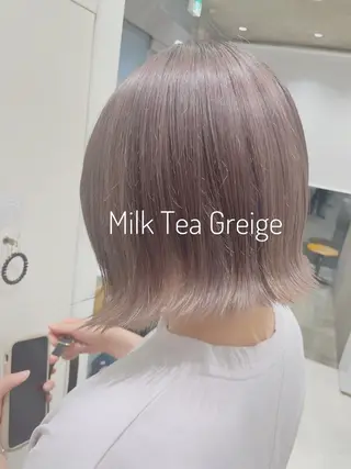 ショート カラー 🎨川崎ブリーチカラ ー🎨【春弥】のヘアスタイル